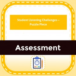 Student Listening Challenges – Puzzle Piece