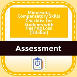 Minnesota Compensatory Skills Checklist for Students with Hearing Loss (fillable)